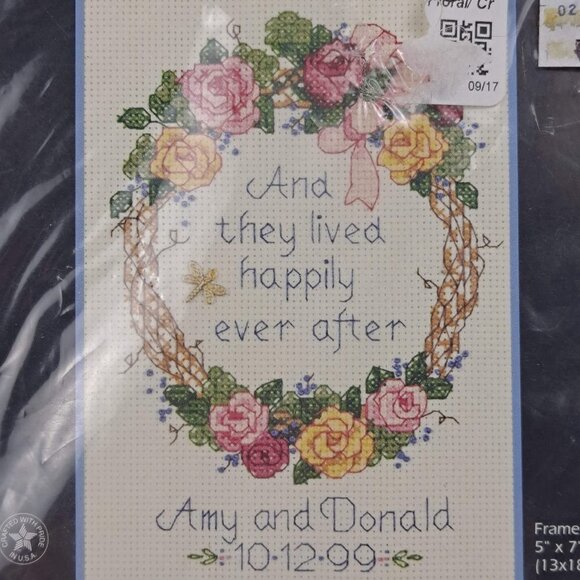 Dimensions Happily Ever After Counted Cross Stitch Kit NWT - Picture 1 of 5